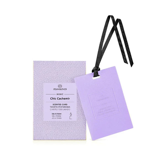 Chic Cashmere Scented Card (Lilac and Violet)