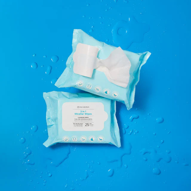 3 in 1 makeup remover wipes